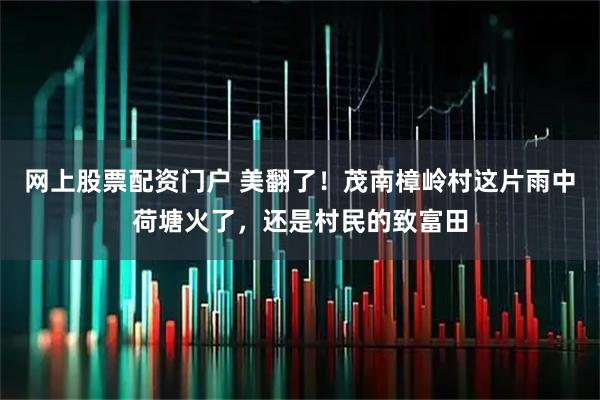 网上股票配资门户 美翻了！茂南樟岭村这片雨中荷塘火了，还是村民的致富田
